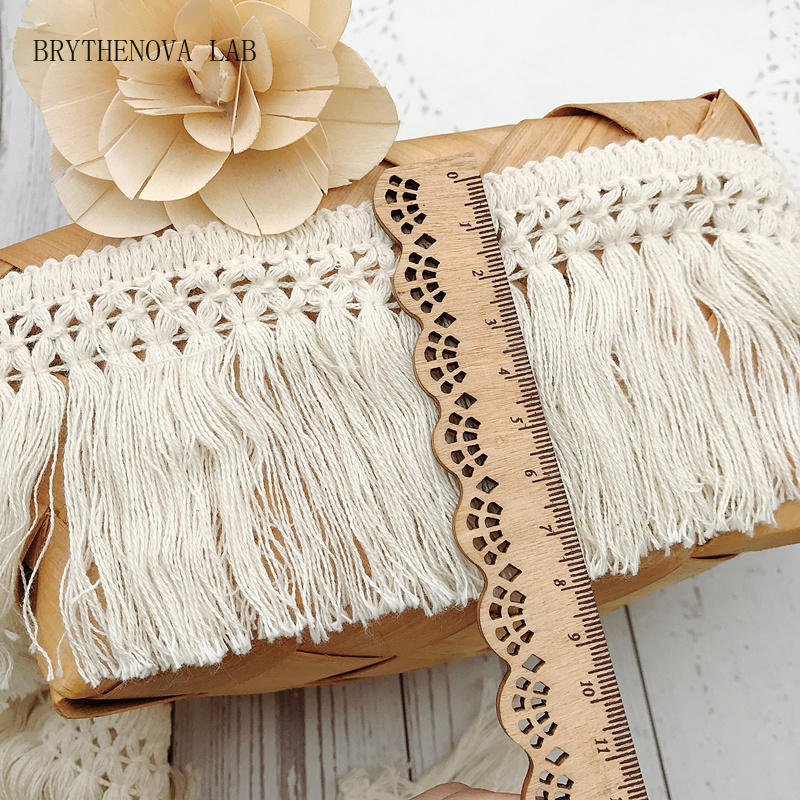 Fringe Ribbon Sewing - 10Yard/Lot Beige 6CM/8CM Tassel Fringe Cotton
