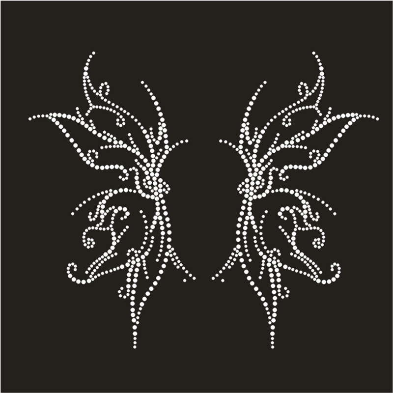 Hotfix Rhinestone Sheet - Rhinestone Motif Designs T-Shirt Hot Fix