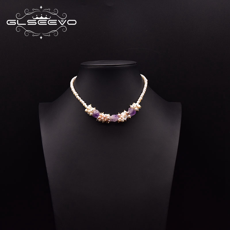GLSEEVO Natural Freshwater Pea - Pearl Trim Chain ulasan dan harga