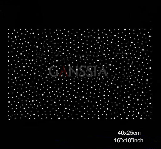 4pcs/lot (40x25cm) Stylish Sta - Hotfix Rhinestone Sheet ulasan dan harga